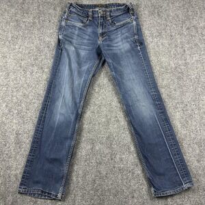 5.11 Tactical Jeans Mens 28x32 Medium Wash Blue Straight Denim Pants Casual